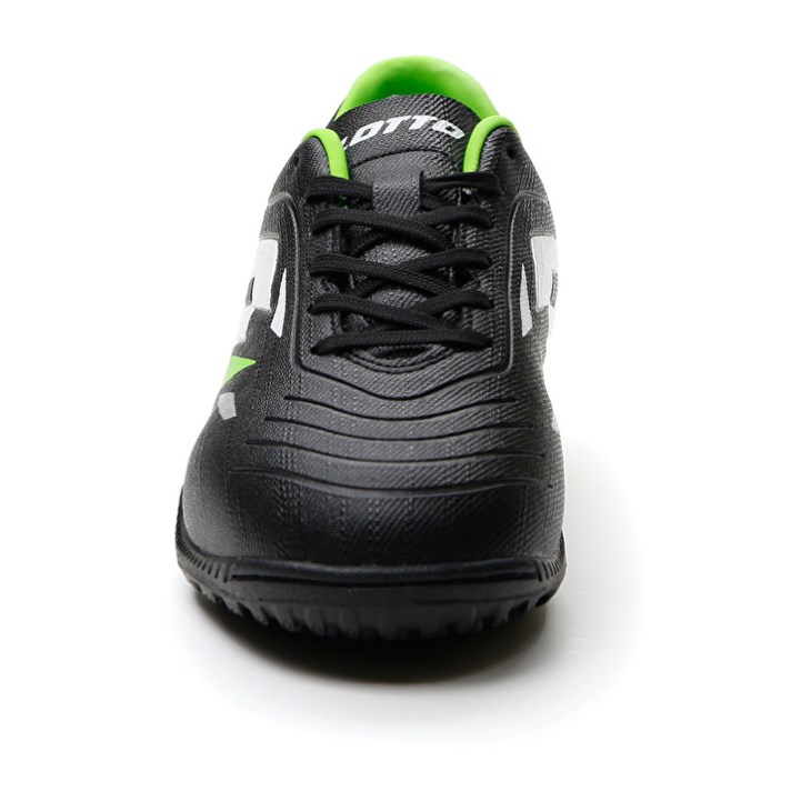 Botas de Futbol Lotto Solista 700 VI TF JR Niños Negras Verde | WL704690E2
