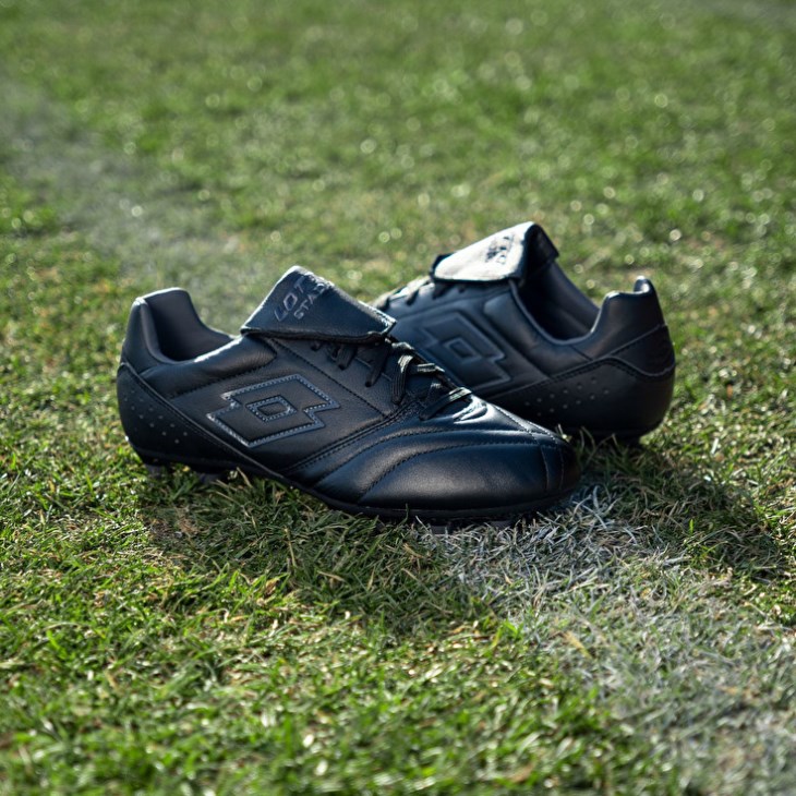 Botas de Futbol Lotto Stadio 200 III FG Hombre Negras Gris Oscuro | FQ342654R7