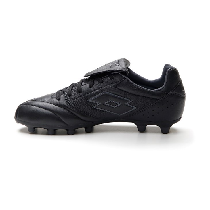 Botas de Futbol Lotto Stadio 200 III FG Hombre Negras Gris Oscuro | FQ342654R7