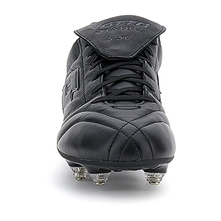 Botas de Futbol Lotto Stadio 200 III SGX 50 Hombre Negras Gris Oscuro | RP266106G2