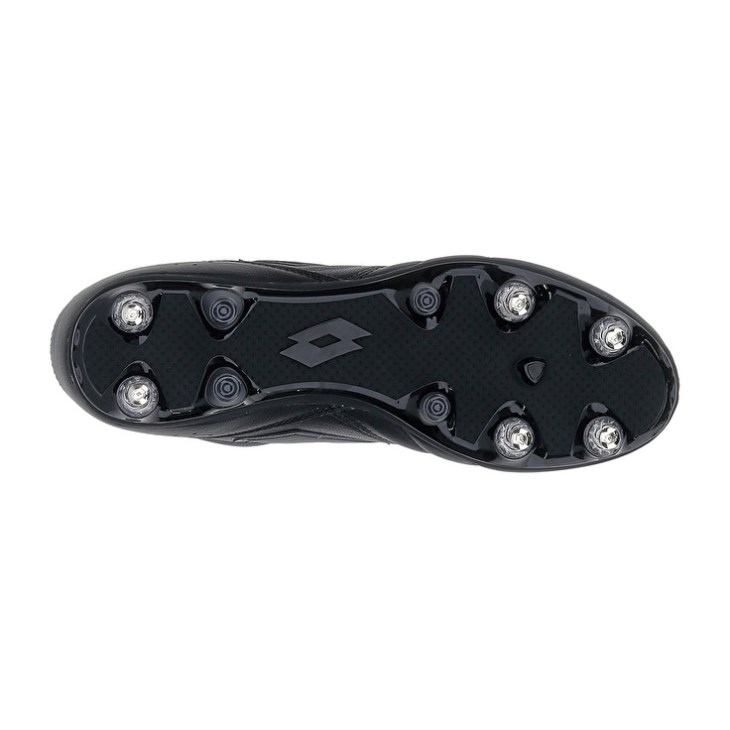 Botas de Futbol Lotto Stadio 200 III SGX 50 Hombre Negras Gris Oscuro | RP266106G2