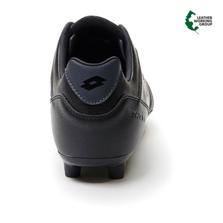 Botas de Futbol Lotto Stadio 300 III FG Hombre Negras Gris Oscuro | BO496939Q0