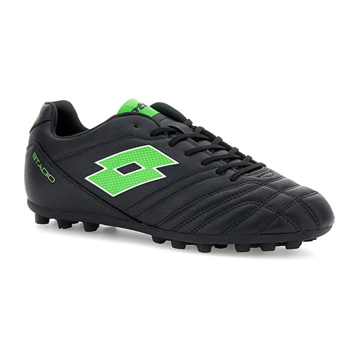 Botas de Futbol Lotto Stadio 705 Agmr Hombre Negras Verde | GF559205I0