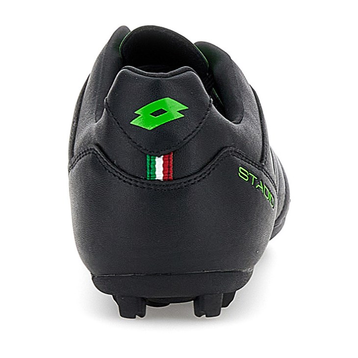 Botas de Futbol Lotto Stadio 705 Agmr Hombre Negras Verde | GF559205I0