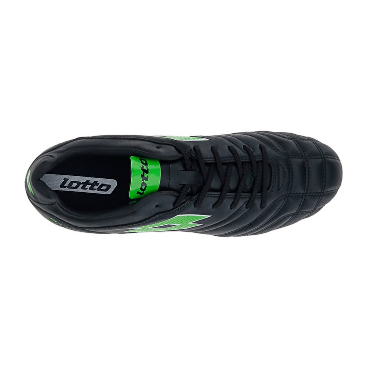 Botas de Futbol Lotto Stadio 705 Agmr Hombre Negras Verde | GF559205I0