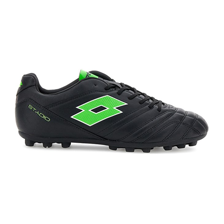 Botas de Futbol Lotto Stadio 705 Agmr Hombre Negras Verde | GF559205I0
