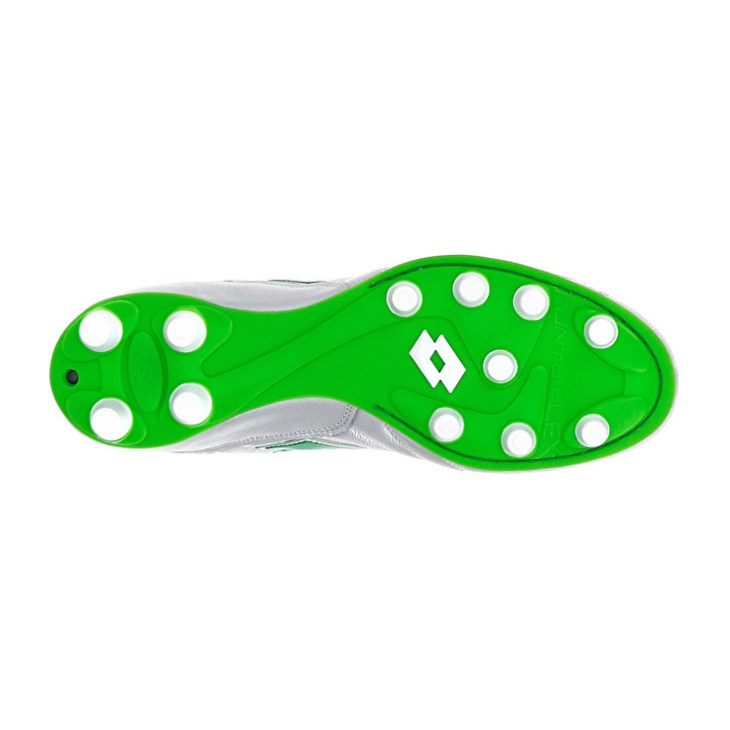 Botas de Futbol Lotto Stadio OG II FG 50 YRS Icon Hombre Blancas Verde | RM820312L0