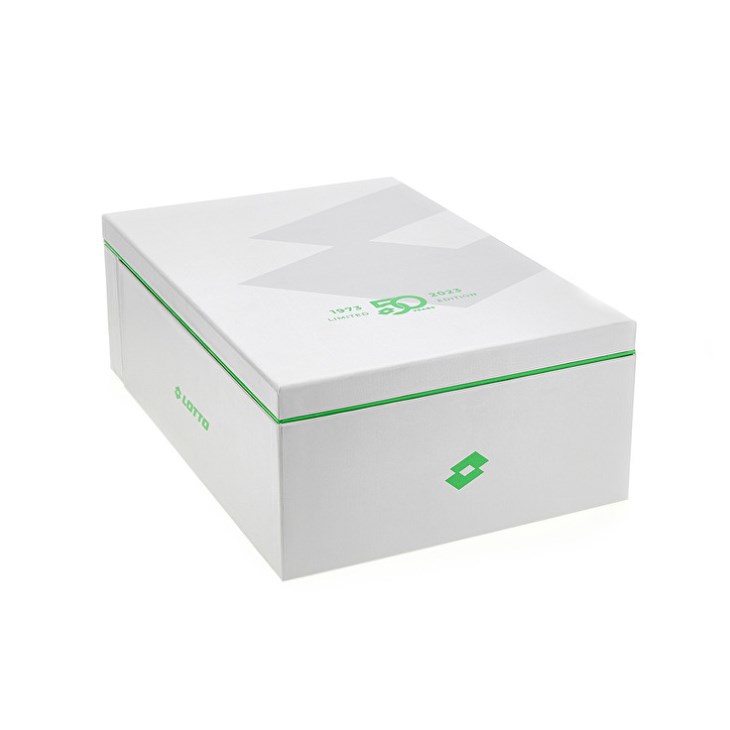 Botas de Futbol Lotto Stadio OG II FG 50 YRS Icon Hombre Blancas Verde | RM820312L0