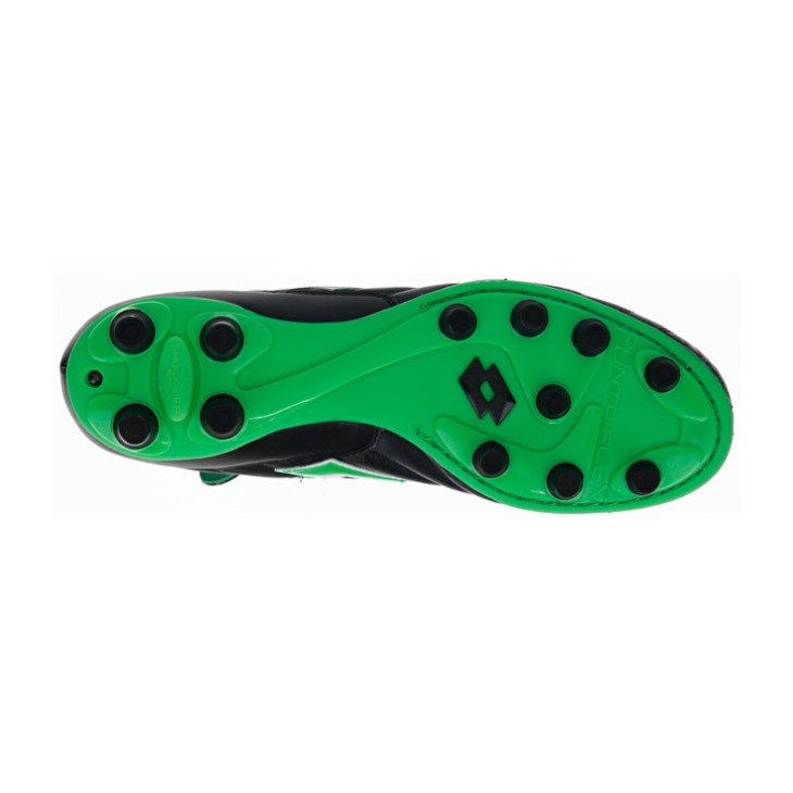 Botas de Futbol Lotto Stadio OG II FG Hombre Negras Verde | VC404360G7