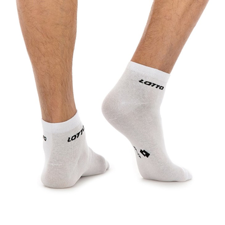 Calcetines Lotto Ankle II Pk3prs Blancas | BE237063T9