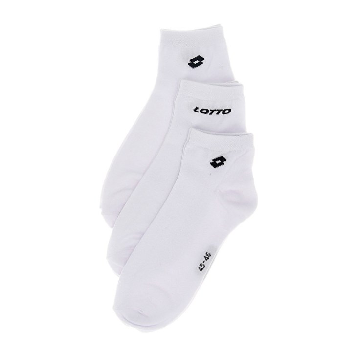 Calcetines Lotto Ankle II Pk3prs Blancas | BE237063T9