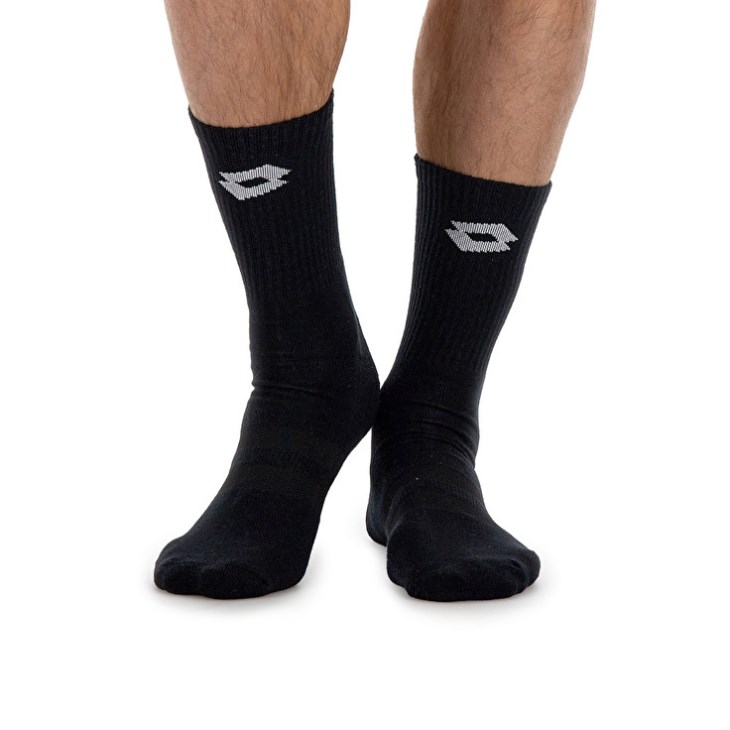 Calcetines Lotto Tennis III Negras | BF986518K4