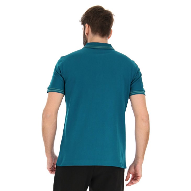 Camisa Polo Lotto Polo Classica Hombre Azules Azules | AN923682V9