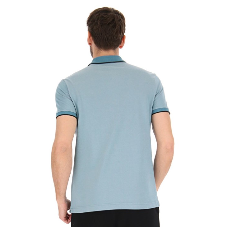 Camisa Polo Lotto Polo Firenze Hombre Azules | NM315521Y4