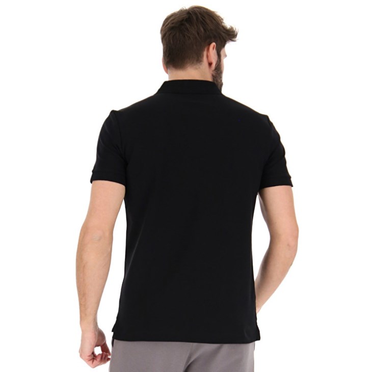 Camisa Polo Lotto Sports Capri III Hombre Negras | GQ413151F3
