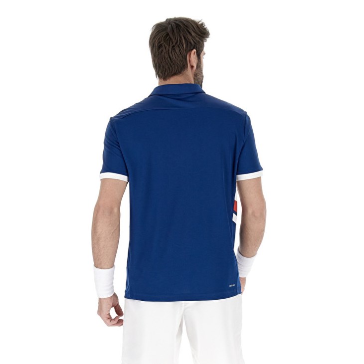 Camisa Polo Lotto Squadra III Hombre Azules | ED980378D5