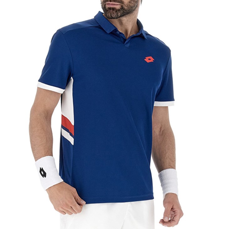 Camisa Polo Lotto Squadra III Hombre Azules | ED980378D5