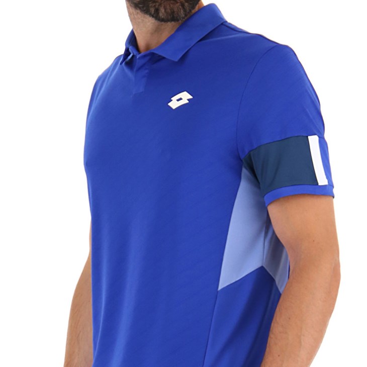 Camisa Polo Lotto Tech I D1 Hombre Azul Real Azules | YT059005G3