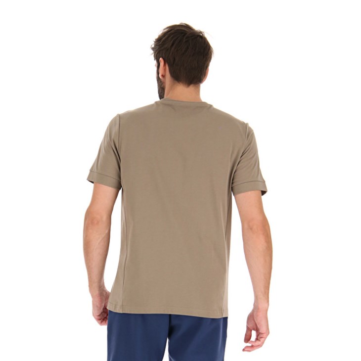 Camiseta Lotto Athletica Due VI Hombre Beige | OZ734753P3