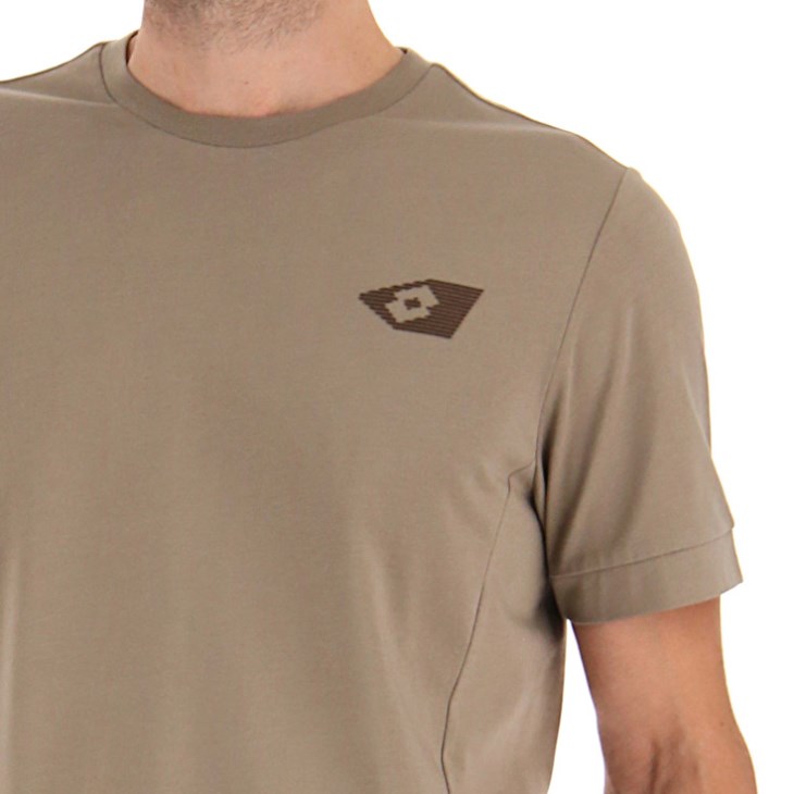 Camiseta Lotto Athletica Due VI Hombre Beige | OZ734753P3