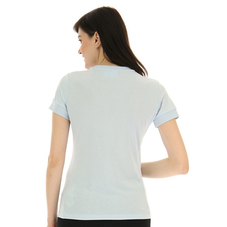 Camiseta Lotto Athletica Due W V Mujer Azules Claro | QX111881I7