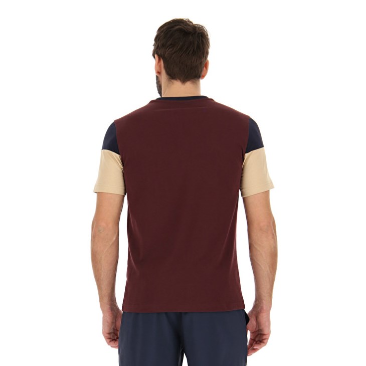 Camiseta Lotto Athletica LG III BCK JS Hombre Rojas Oscuro | XJ809590I3