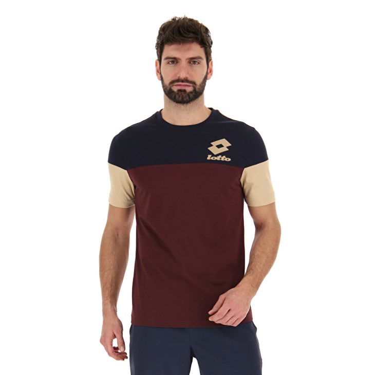 Camiseta Lotto Athletica LG III BCK JS Hombre Rojas Oscuro | XJ809590I3