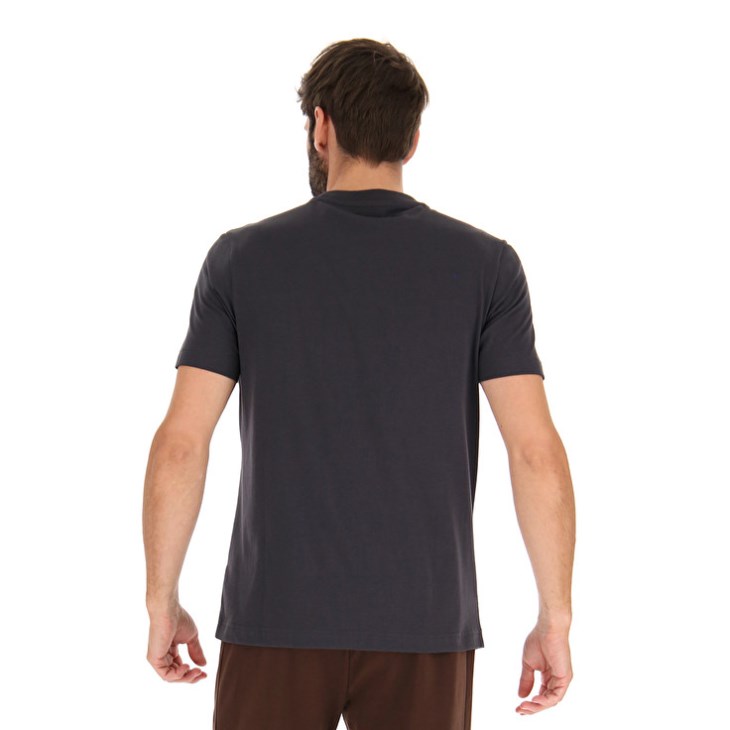 Camiseta Lotto Athletica Plus II Hombre Negras Marrones | XL357015L7