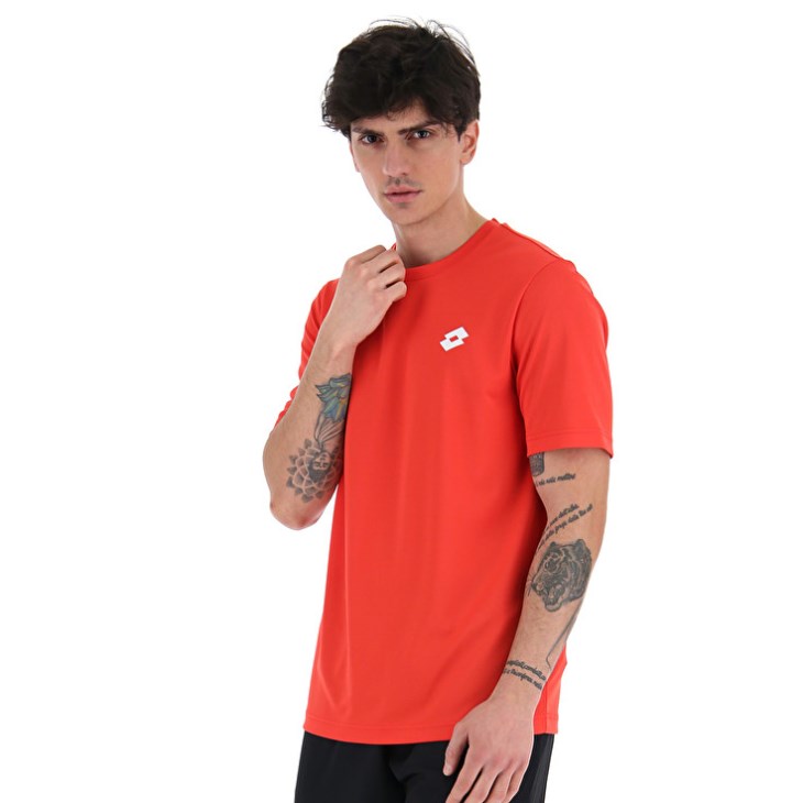 Camiseta Lotto MSP Hombre Rojas | YK292519D8