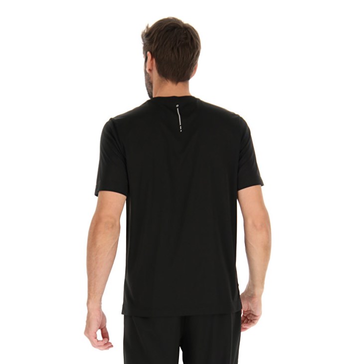 Camiseta Lotto MSP II Hombre Negras | WI525292O9