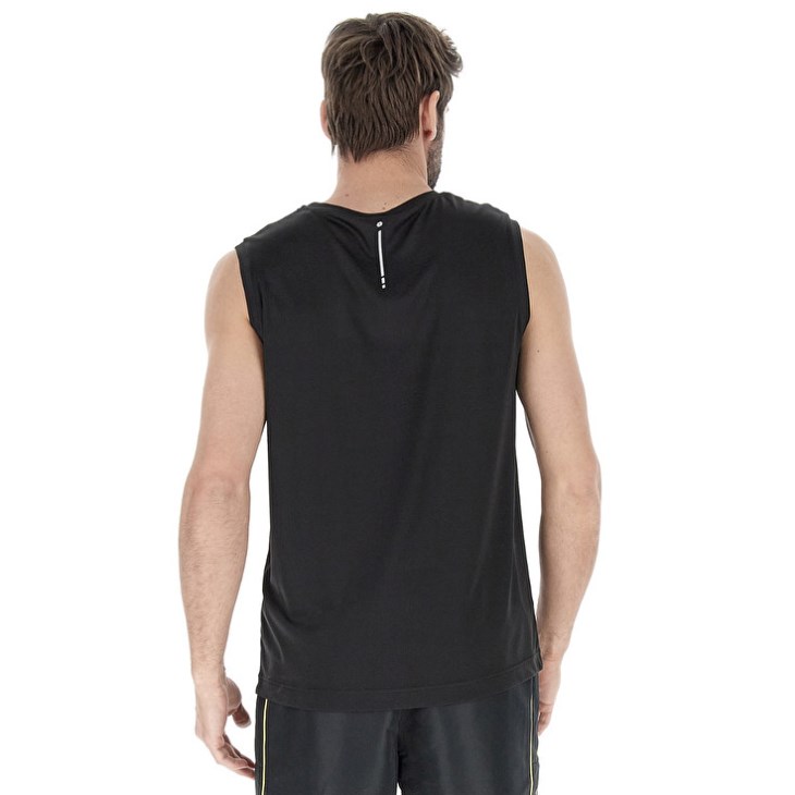 Camiseta Lotto MSP SL II Hombre Negras | OL472897V3