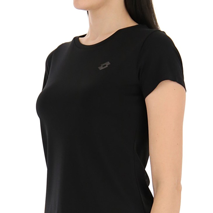 Camiseta Lotto MSP W Mujer Negras | DA107430I5