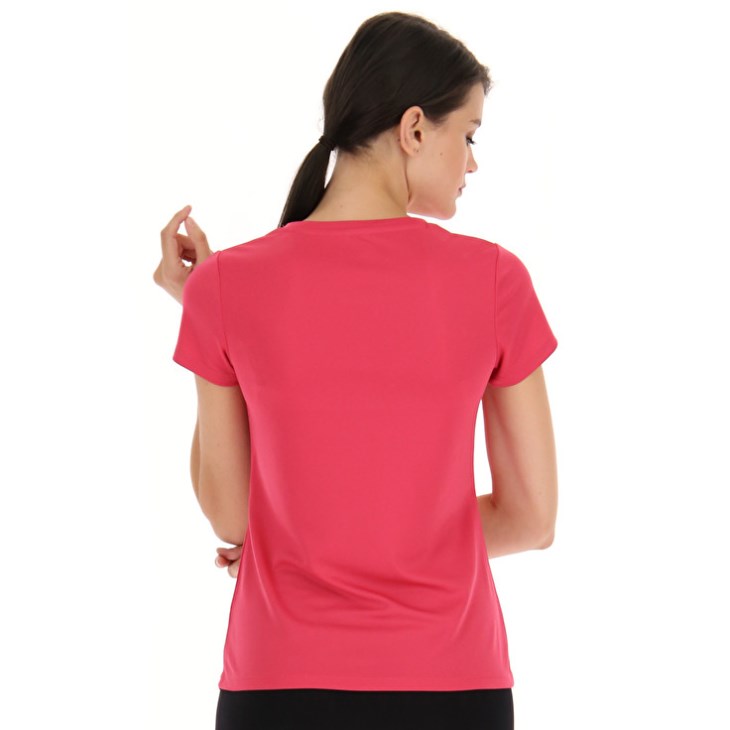 Camiseta Lotto MSP W Sports Zip Mujer Rosas | QX893829F9