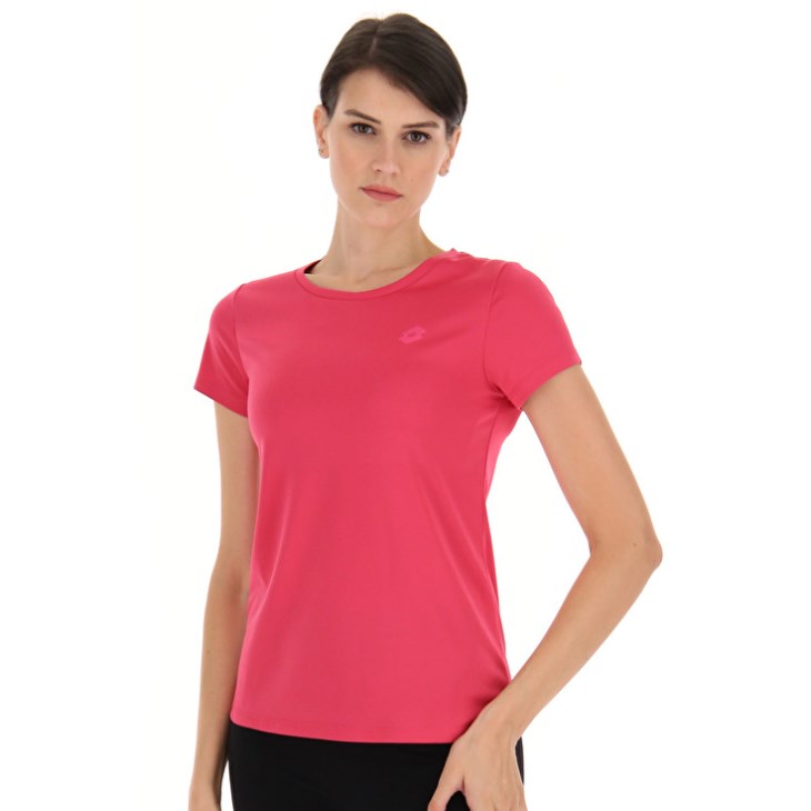 Camiseta Lotto MSP W Sports Zip Mujer Rosas | QX893829F9