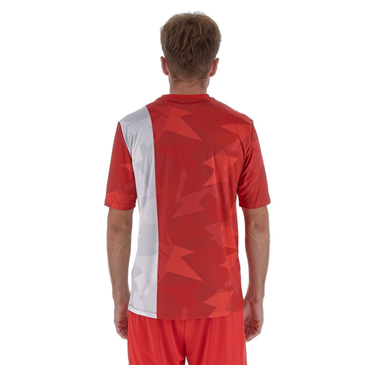 Camiseta Lotto Monza 23 Pre Gara JRS SPN Hombre Rojas Blancas | BS708790Y7