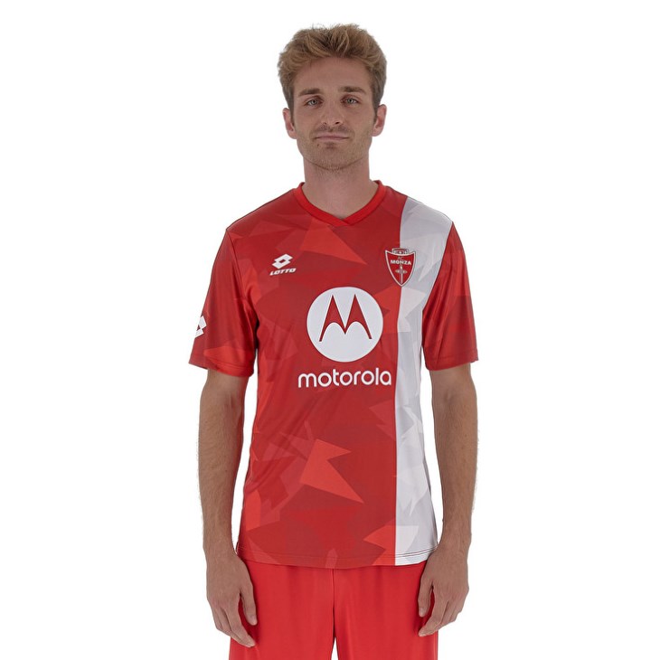 Camiseta Lotto Monza 23 Pre Gara JRS SPN Hombre Rojas Blancas | BS708790Y7