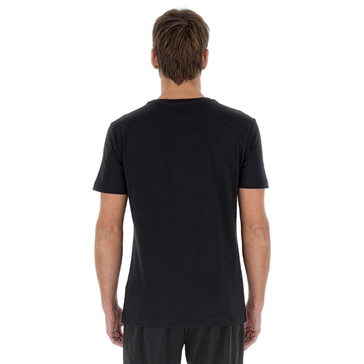 Camiseta Lotto Monza Elite JS Hombre Negras | BP262896L9