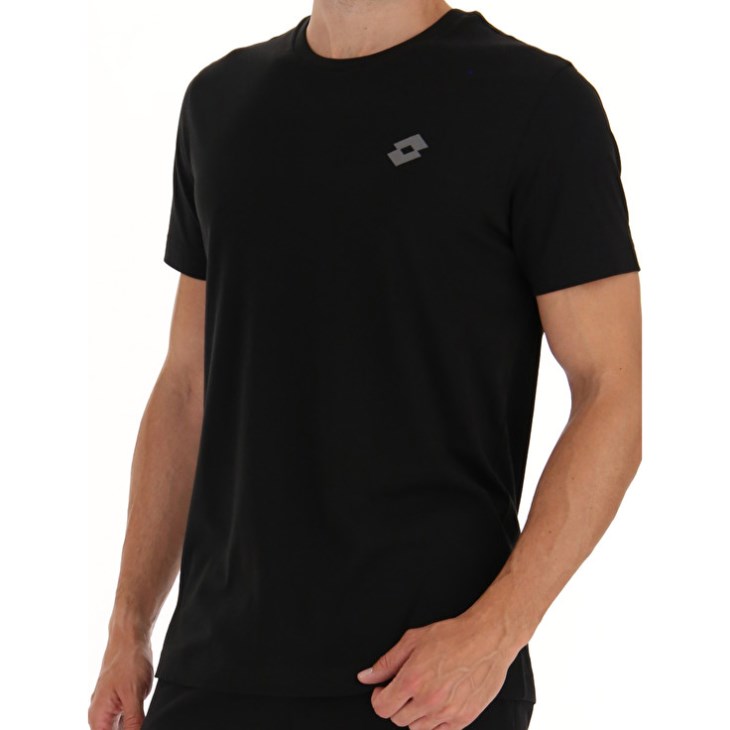 Camiseta Lotto Msc Sports Zip Hombre Negras | YP190709L9