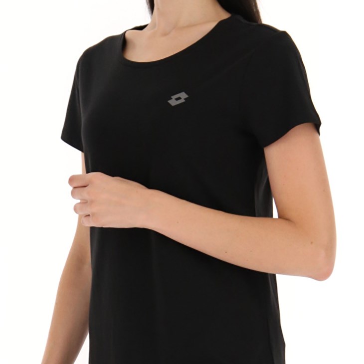 Camiseta Lotto Msc W Mujer Negras | OJ858845X6