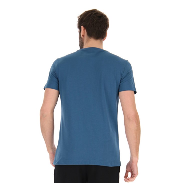 Camiseta Lotto Smart III Sports Zip Hombre Azules Coral | UG533883W1