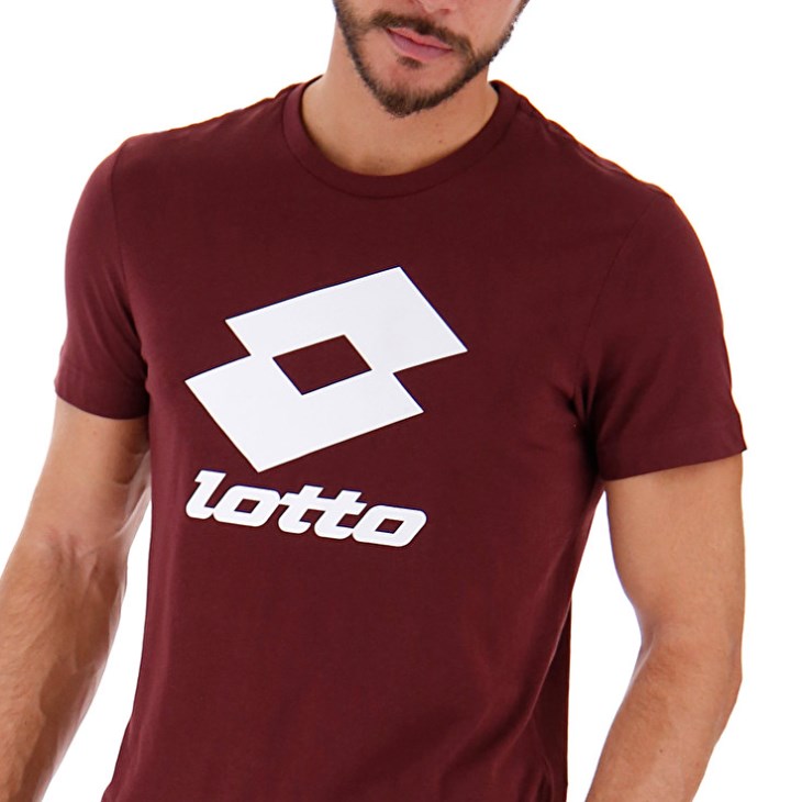 Camiseta Lotto Smart JS Hombre Rojas Oscuro | SV075067W3