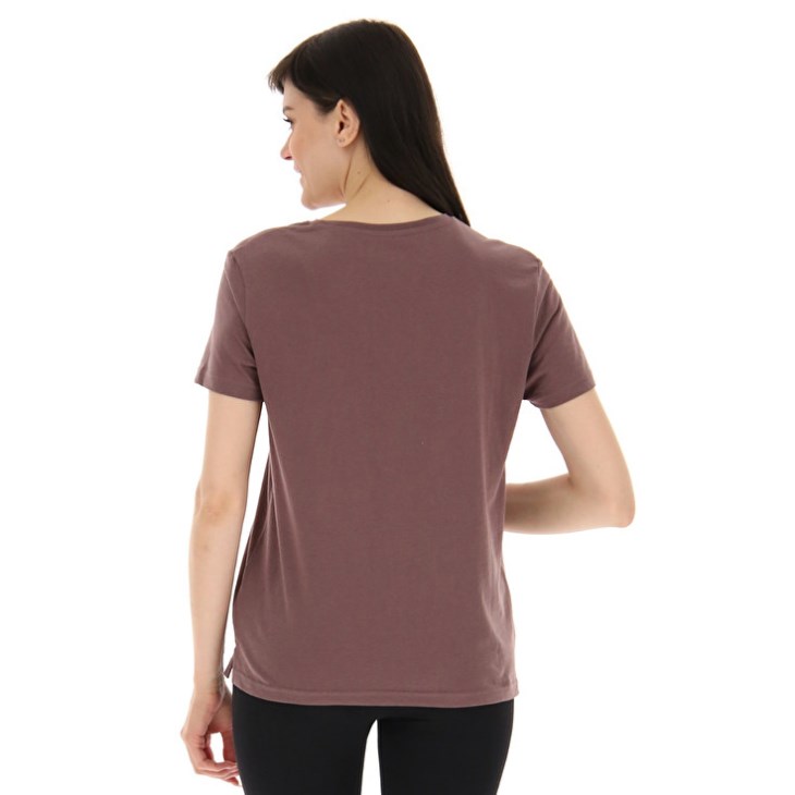 Camiseta Lotto Smart W III Mujer Marrones | RT676847L3