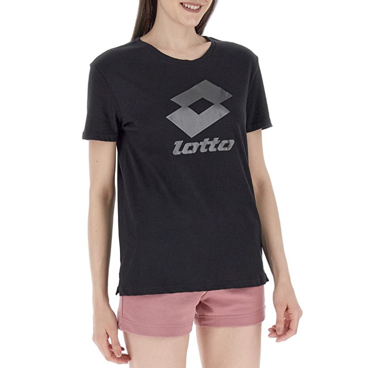 Camiseta Lotto Smart W IV Mujer Negras | TE569756L1