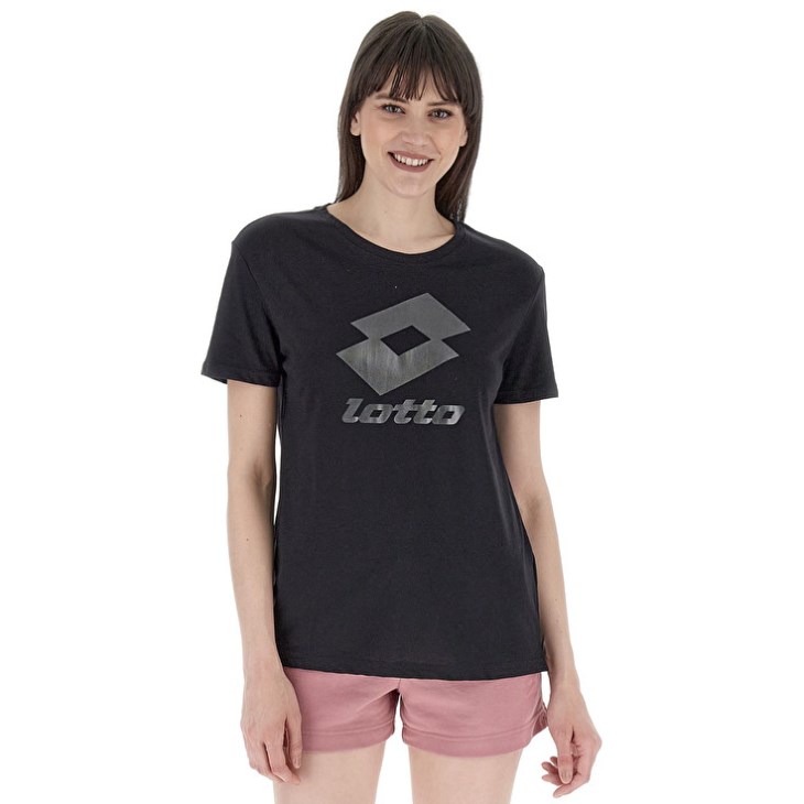 Camiseta Lotto Smart W IV Mujer Negras | TE569756L1