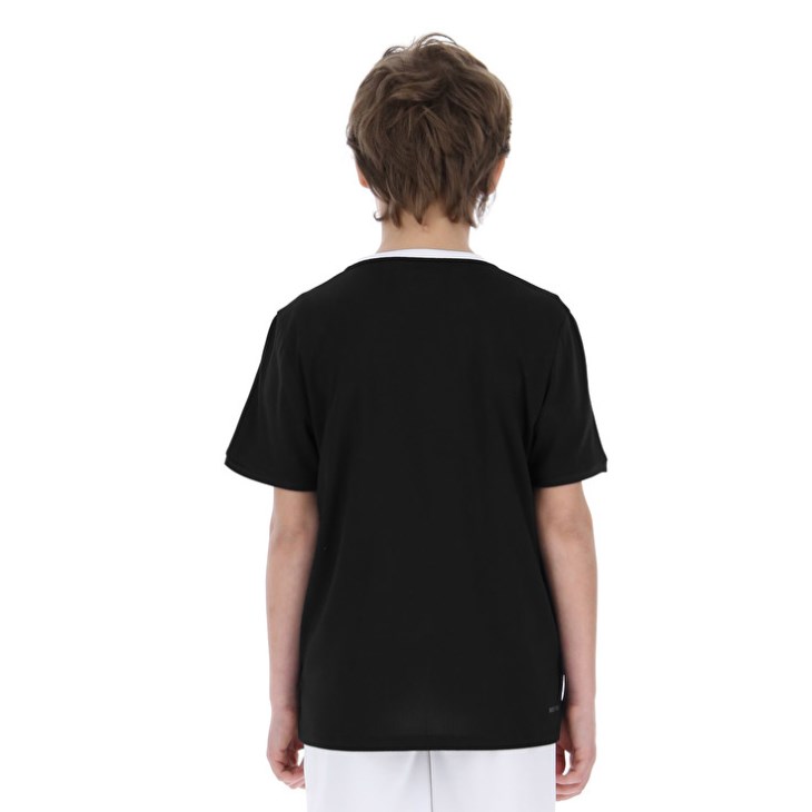 Camiseta Lotto Squadra B II PL Niños Negras | WK628662Q5