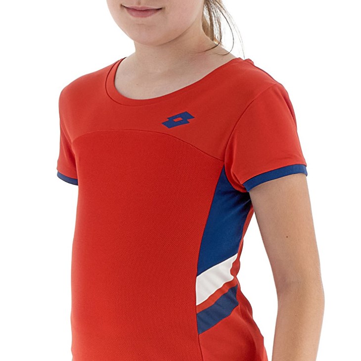 Camiseta Lotto Squadra G III Niños Rojas | WH221842Y1