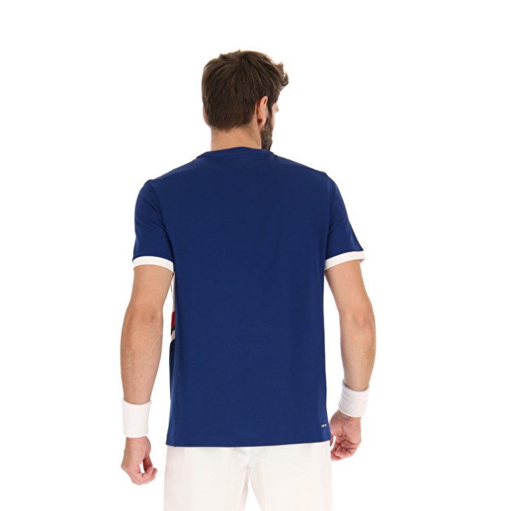 Camiseta Lotto Squadra III Hombre Azules | CX289378L1