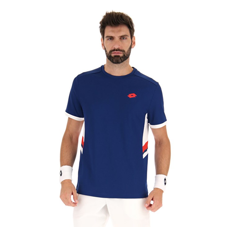 Camiseta Lotto Squadra III Hombre Azules | CX289378L1