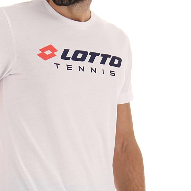 Camiseta Lotto Squadra II Hombre Blancas | WW744544G6
