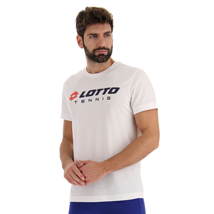 Camiseta Lotto Squadra II Hombre Blancas | WW744544G6